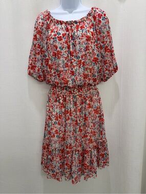 Joie De Vivre gorgeous red floral dress!